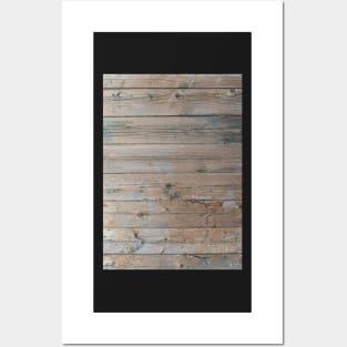 Wood old wall background Posters and Art